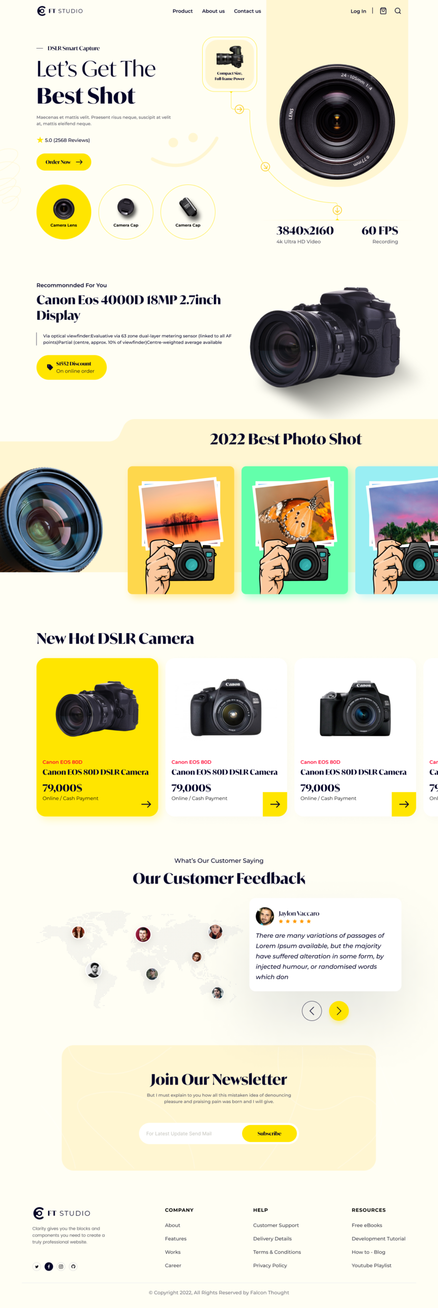 Product Landing Page